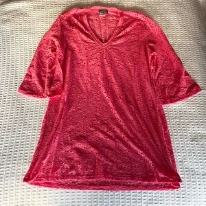 Jordan Taylor hot pink swim cover up dress size Small
